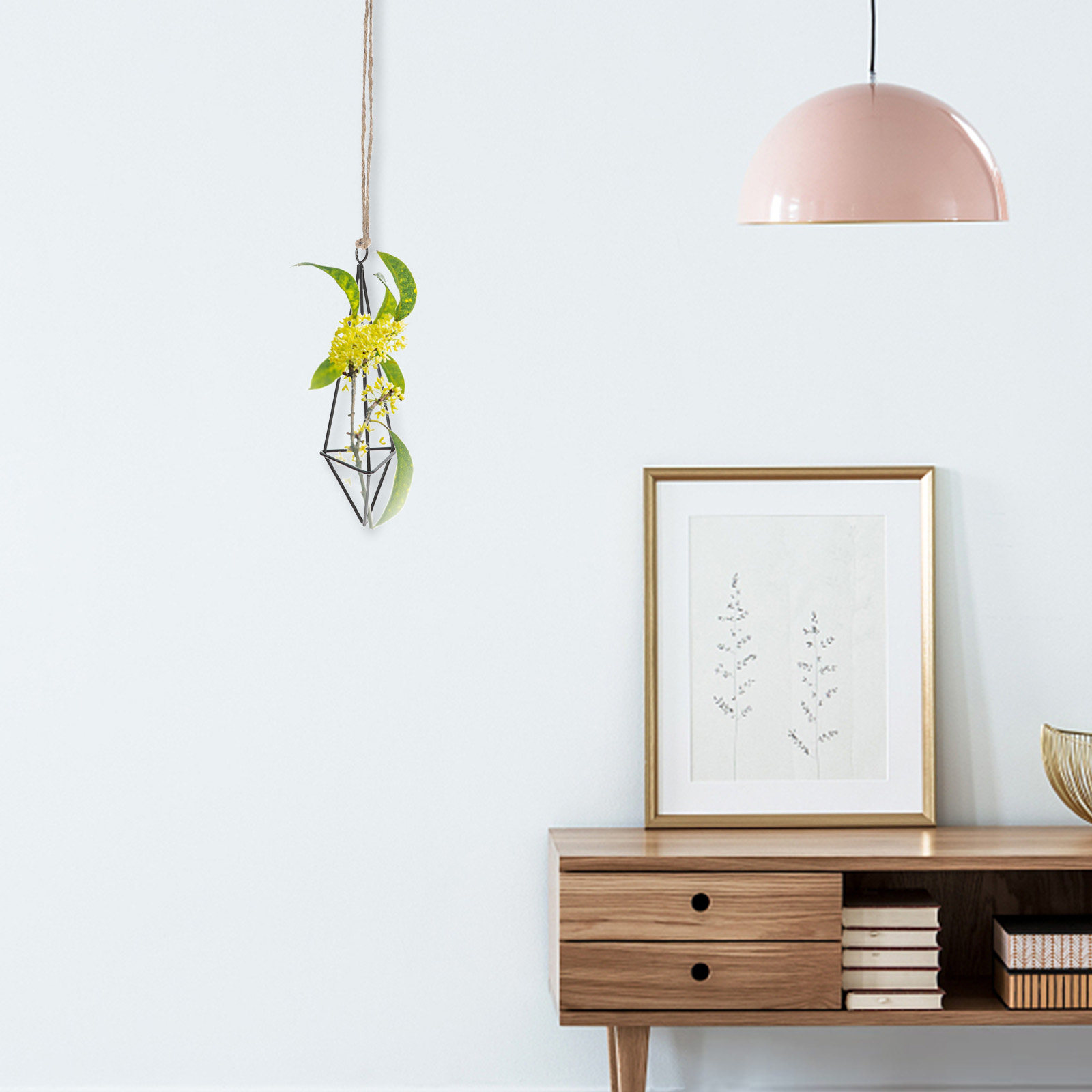 ที่แขวนต้นไม้โลหะแบบแขวนติดผนั - Spider Plant Hanging บทวิจารณ์และราคา